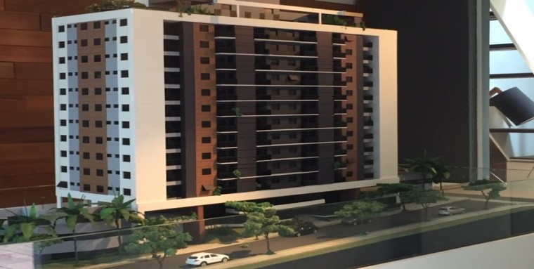 MAQUETE ED. PERFETTO ARAÇATUBA ESCALA 1/50